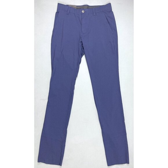 NWT Under Armour Unhemmed Showdown Coaches Pants Men's 32 Style 1343176-410 Navy - Picture 1 of 8